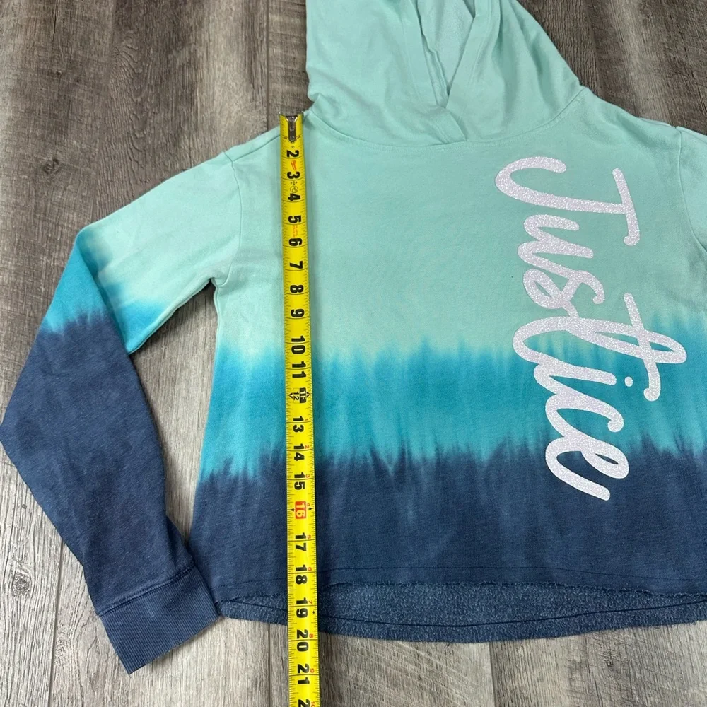 Justice Girls‎ Teal Ombre Hoodie